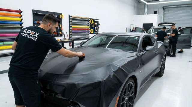 萝莉塔改装视频 - 车身贴膜改色视频教程